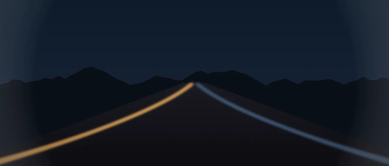 Supercar in a Neon Tunnel
