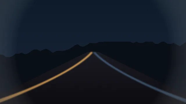 Rally Car Through Desert Dust