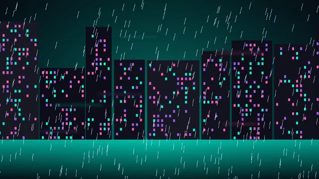 Rooftop Parkour in the Rain